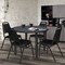 Kee Round Tables > Breakroom Tables > Kee Square & Round Tables, Wood, Metal Top, Grey TB48RNDGYBPBK - alternate 3